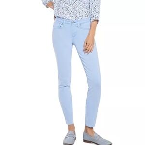 NYDJ Size 14 Alina Ankle Denim Leggings. Raw Hem